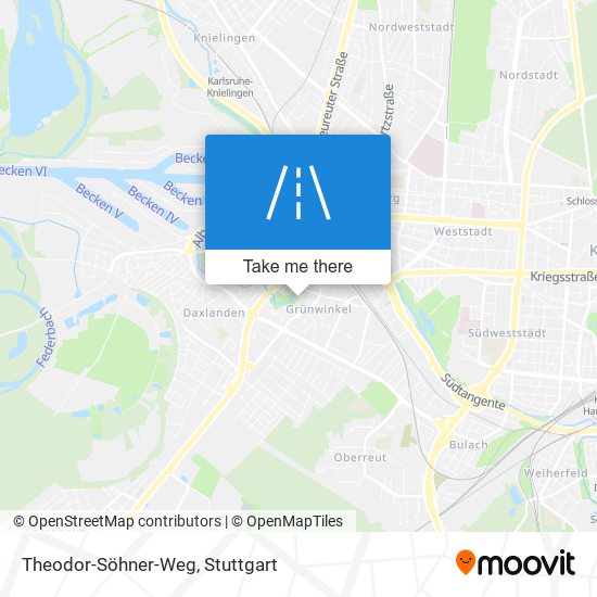 Theodor-Söhner-Weg map