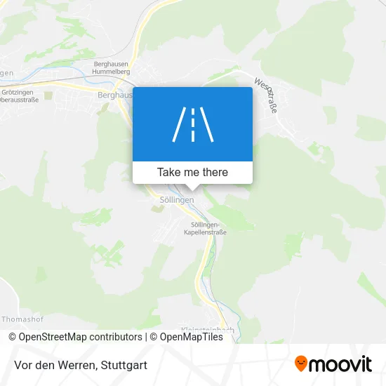 Карта Vor den Werren
