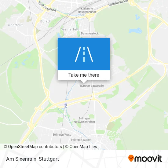 Карта Am Sixenrain