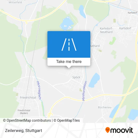 Карта Zeilerweg