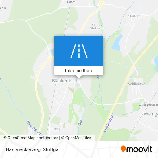 Карта Hasenäckerweg