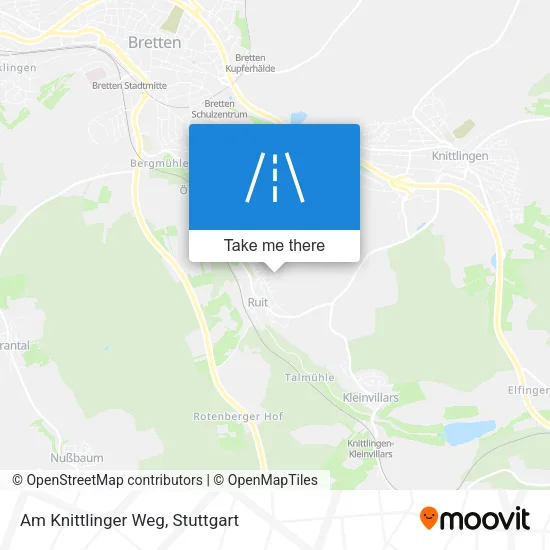 Карта Am Knittlinger Weg