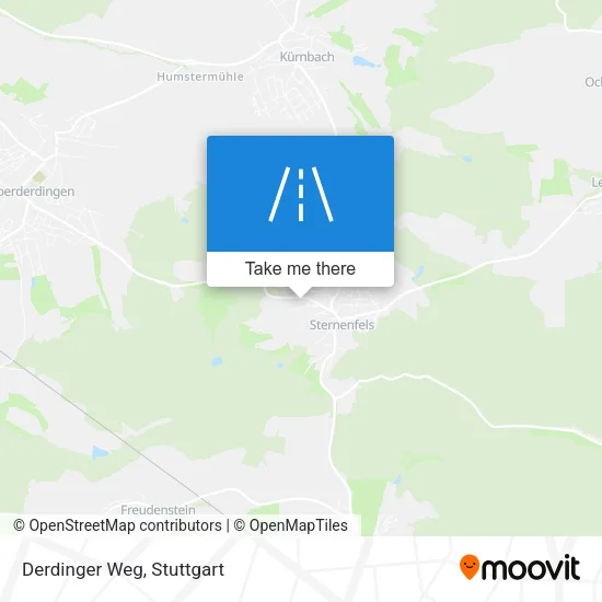 Карта Derdinger Weg