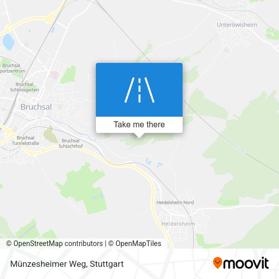 Münzesheimer Weg map