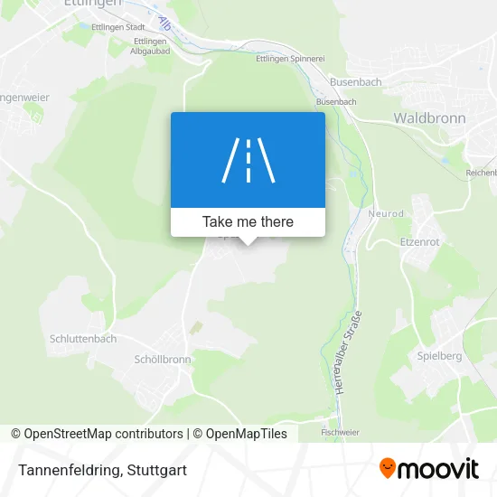 Карта Tannenfeldring