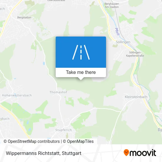 Карта Wippermanns Richtstatt