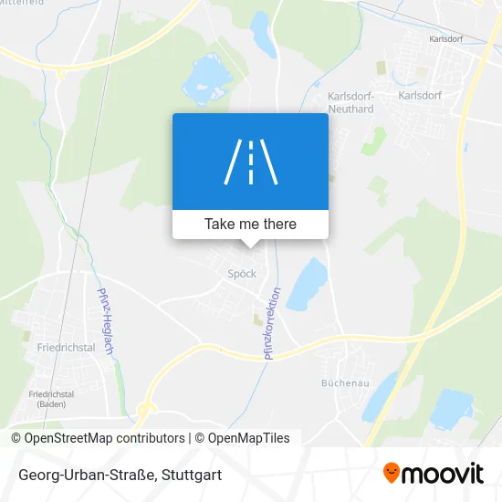 Карта Georg-Urban-Straße