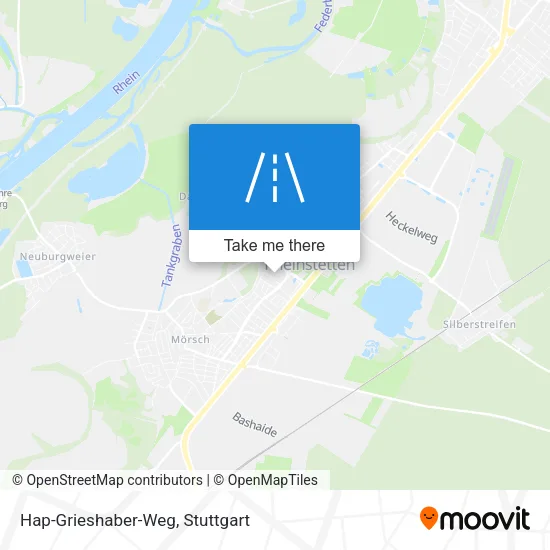 Hap-Grieshaber-Weg map