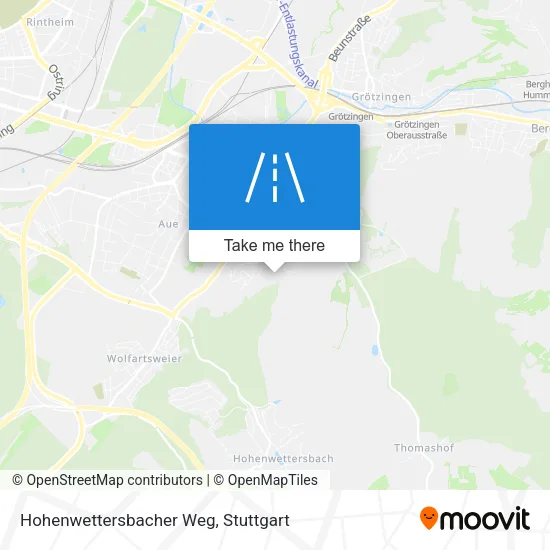Карта Hohenwettersbacher Weg