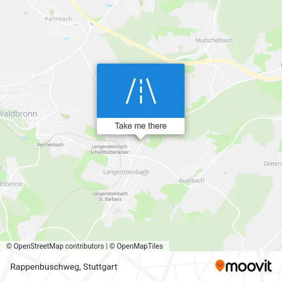 Rappenbuschweg map
