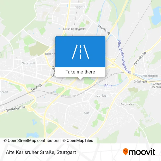 Карта Alte Karlsruher Straße