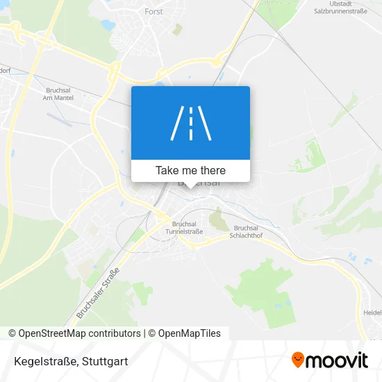 Карта Kegelstraße