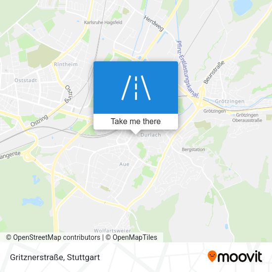 Gritznerstraße map