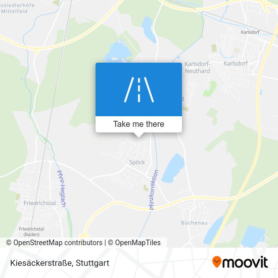 Kiesäckerstraße map