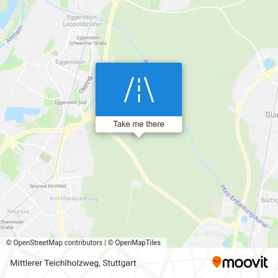 Mittlerer Teichlholzweg map