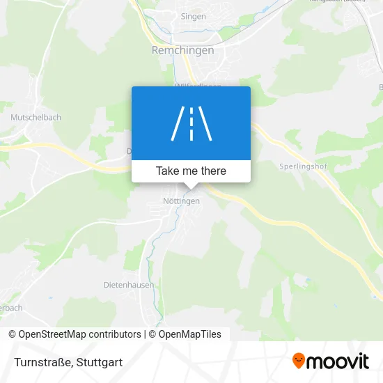 Карта Turnstraße