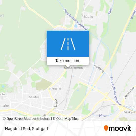 Карта Hagsfeld Süd