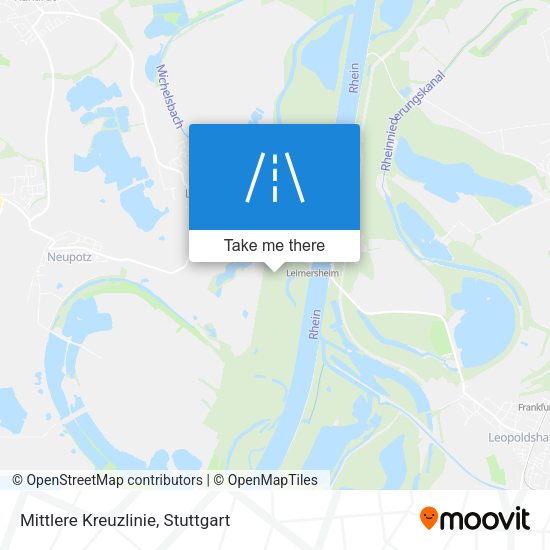 Mittlere Kreuzlinie map