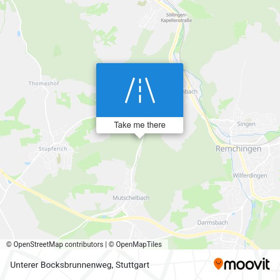 Unterer Bocksbrunnenweg map