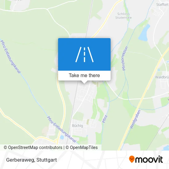 Карта Gerberaweg