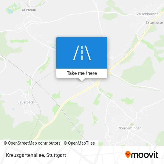 Карта Kreuzgartenallee