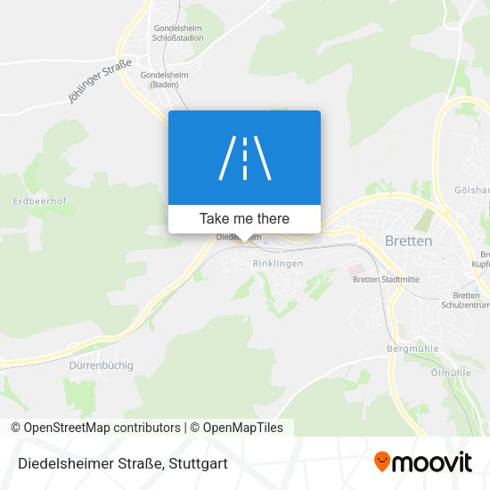 Diedelsheimer Straße map