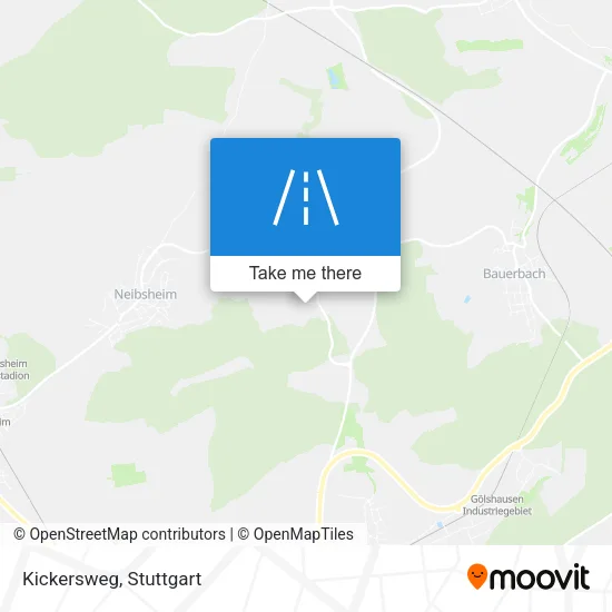 Карта Kickersweg