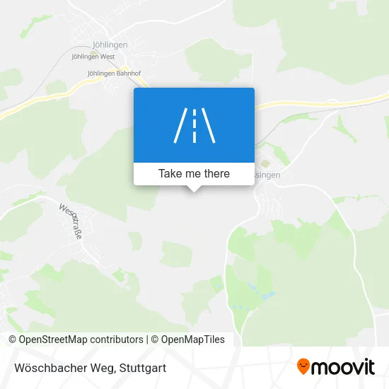 Карта Wöschbacher Weg