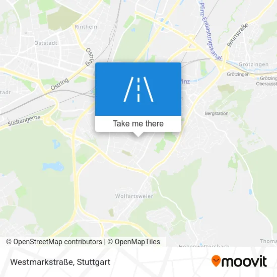 Карта Westmarkstraße