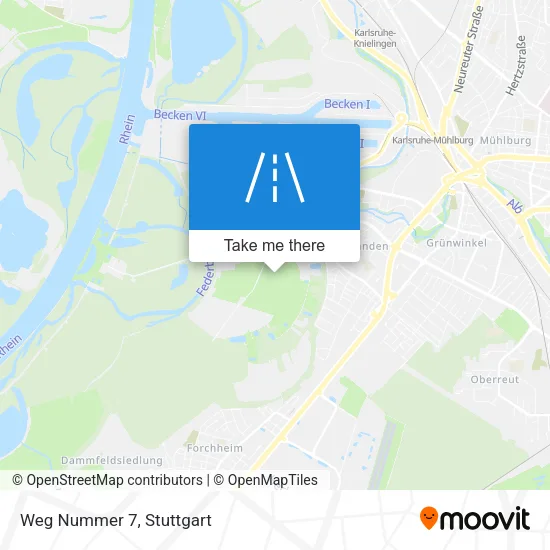 Карта Weg Nummer 7