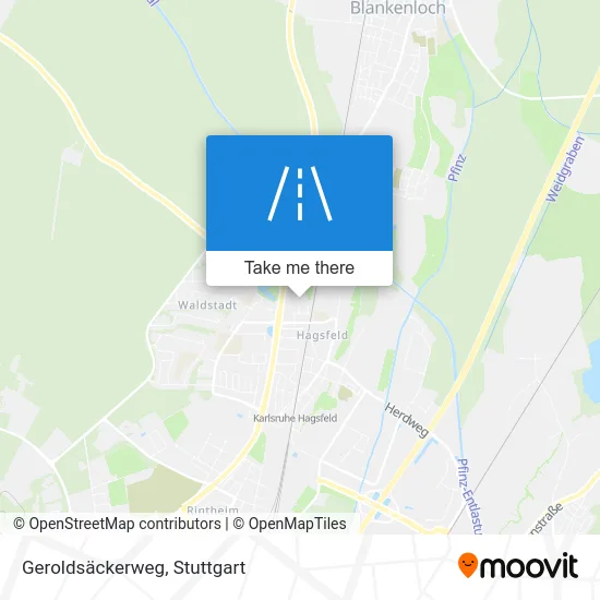 Карта Geroldsäckerweg