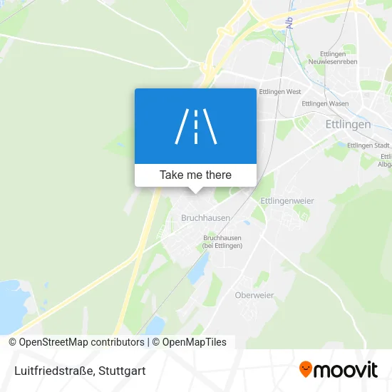 Luitfriedstraße map