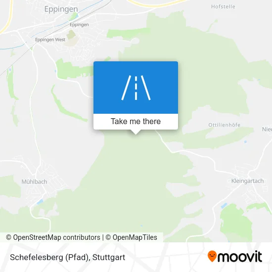 Карта Schefelesberg (Pfad)