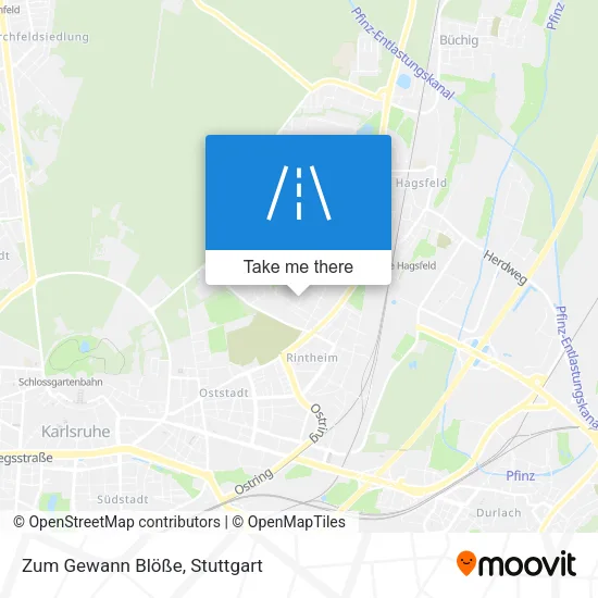 Карта Zum Gewann Blöße