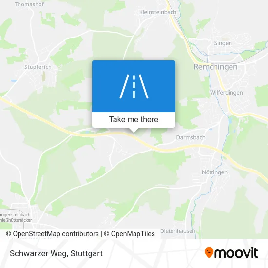 Карта Schwarzer Weg