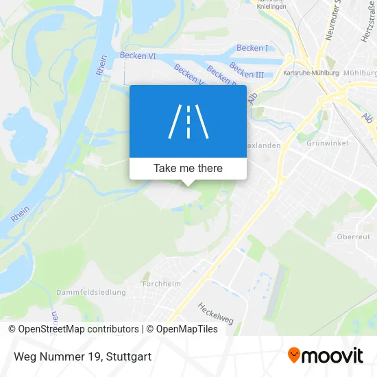 Карта Weg Nummer 19
