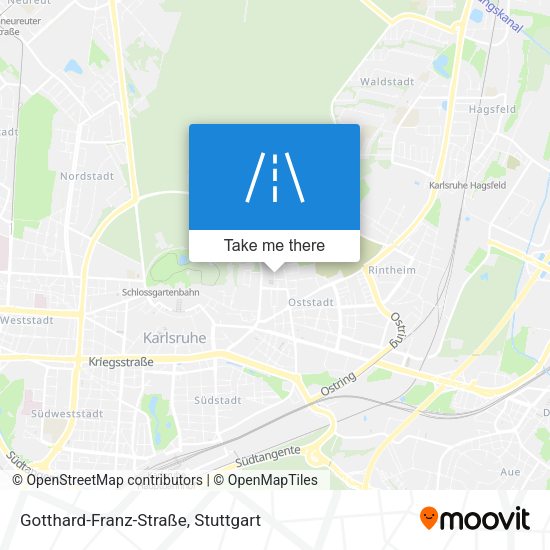 Gotthard-Franz-Straße map