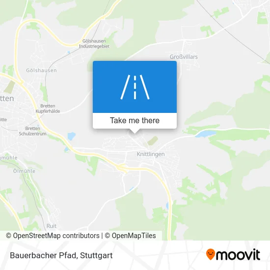 Карта Bauerbacher Pfad