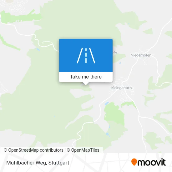 Карта Mühlbacher Weg