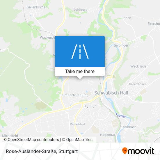 Rose-Ausländer-Straße map