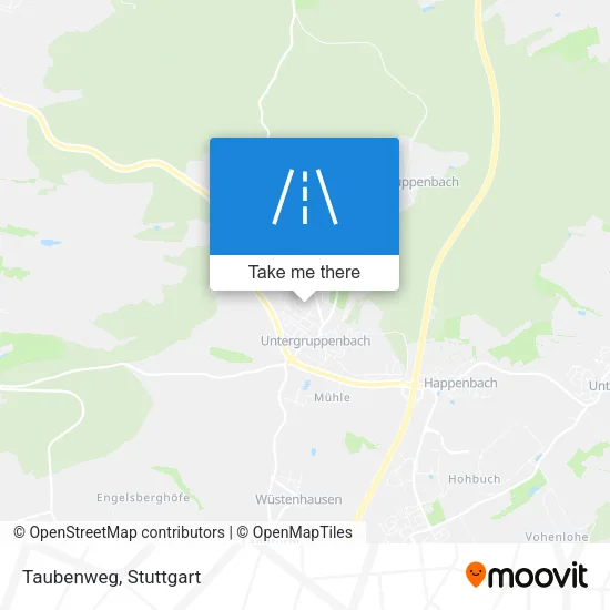 Карта Taubenweg