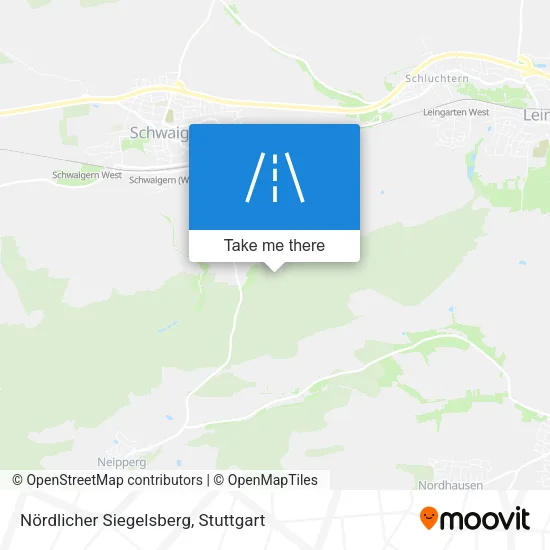 Карта Nördlicher Siegelsberg