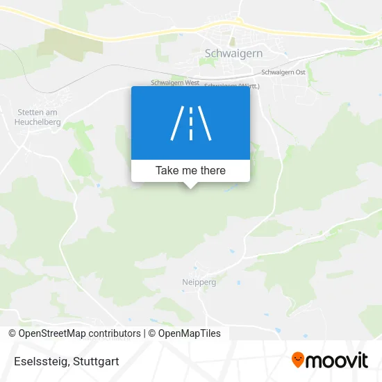 Карта Eselssteig
