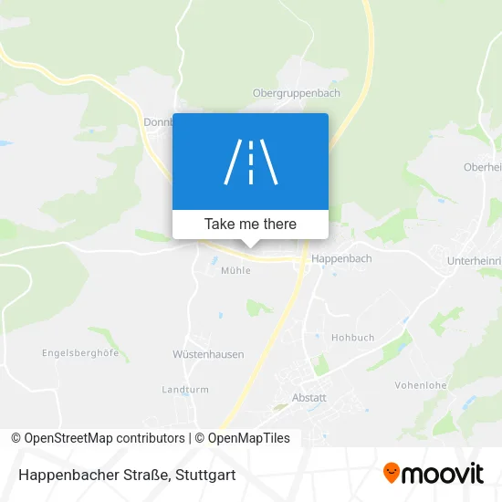Happenbacher Straße map