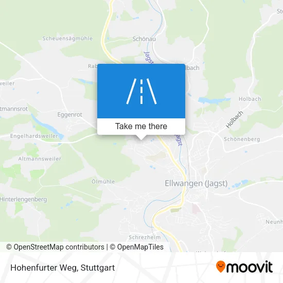Карта Hohenfurter Weg