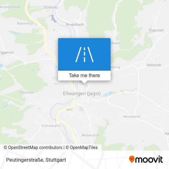 Peutingerstraße map
