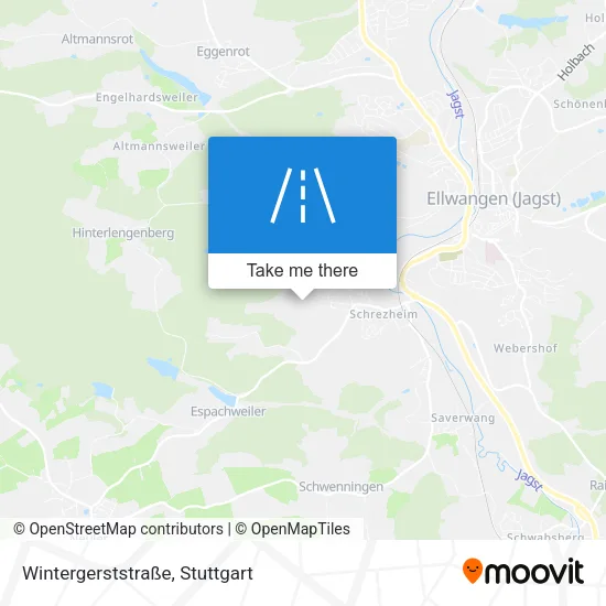 Карта Wintergerststraße