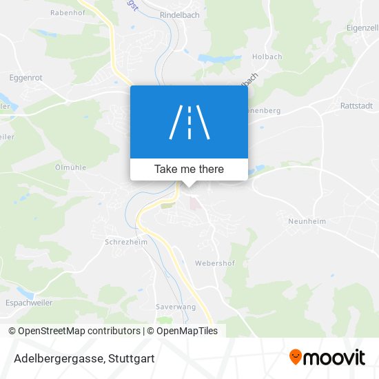 Карта Adelbergergasse