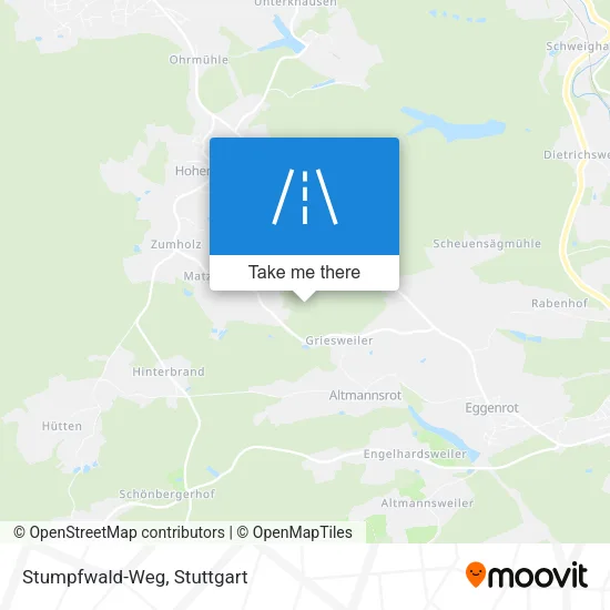 Карта Stumpfwald-Weg