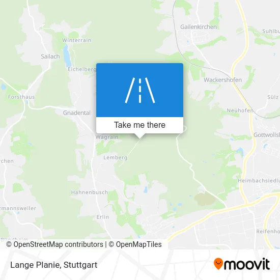 Карта Lange Planie